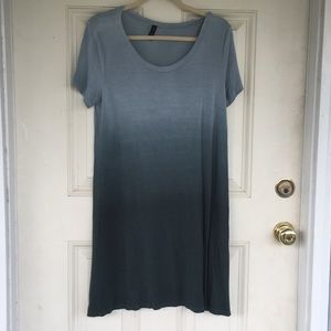 NWOT Ombré T-Shirt Swing Dress